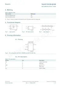 74LVC1G126GV-Q100H Datenblatt Seite 2