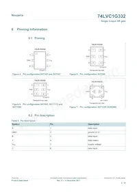 74LVC1G332GN數據表 頁面 3