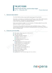 74LVC1G80GN Datasheet Copertura