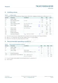 74LVC1GX04GV-Q100H Datenblatt Seite 4