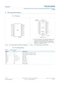 74LVC240APW/AUJ數據表 頁面 3