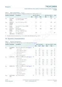 74LVC240APW/AUJ Datasheet Pagina 6