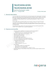 74LVC245ABX-Q100X Datasheet Copertura