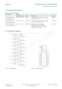 74LVC245ABX-Q100X Datasheet Pagina 2