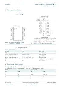 74LVC245ABX-Q100X Datasheet Pagina 3