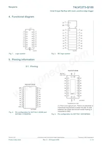 74LVC273D-Q100J Datasheet Pagina 2