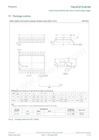 74LVC273D-Q100J Datasheet Pagina 9