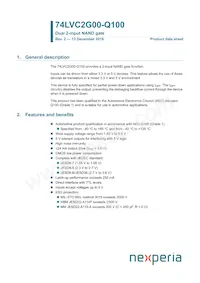 74LVC2G00DC-Q100H Datasheet Copertura