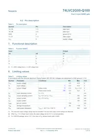 74LVC2G00DC-Q100H Datasheet Pagina 3