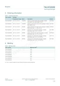 74LVC2G02GD Datasheet Pagina 2