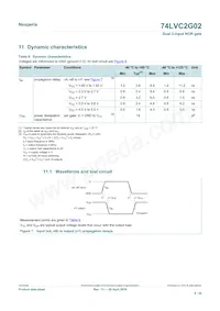 74LVC2G02GD數據表 頁面 8