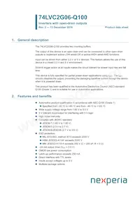 74LVC2G06GV-Q100H Datasheet Copertura