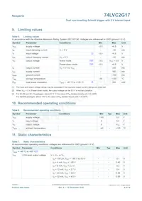 74LVC2G17GN數據表 頁面 4