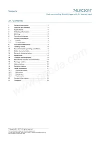 74LVC2G17GN Datasheet Pagina 19