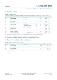 74LVC2G17GV-Q100H Datasheet Page 4