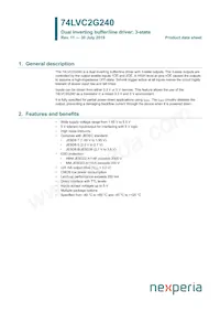 74LVC2G240GD Datasheet Copertura