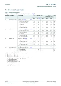 74LVC2G240GD數據表 頁面 6