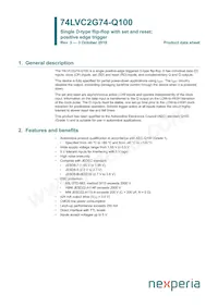 74LVC2G74DC-Q100H Datasheet Copertura