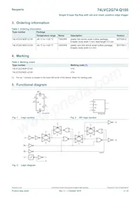 74LVC2G74DC-Q100H Datasheet Pagina 2