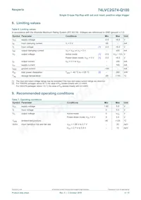 74LVC2G74DC-Q100H Datasheet Pagina 4