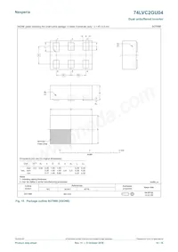 74LVC2GU04GN Datasheet Pagina 10