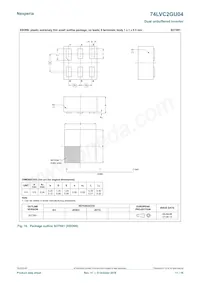 74LVC2GU04GN Datasheet Pagina 11