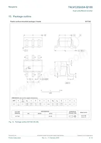 74LVC2GU04GV-Q100 Datasheet Pagina 8