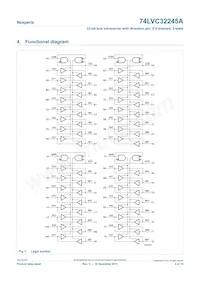 74LVC32245AEC Datasheet Pagina 3