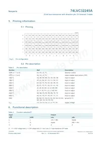 74LVC32245AEC數據表 頁面 4