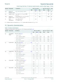 74LVC374AD-Q100J數據表 頁面 6