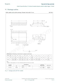 74LVC374AD-Q100J Datasheet Pagina 10