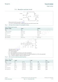 74LVC3G04GN Datasheet Pagina 7