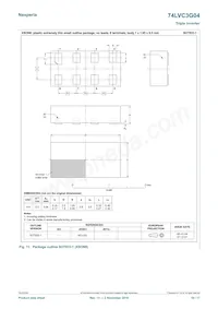 74LVC3G04GN Datasheet Pagina 10