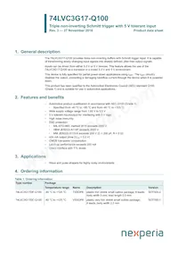 74LVC3G17DP-Q100H Datenblatt Cover