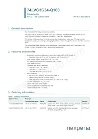 74LVC3G34DC-Q100H Datasheet Copertura