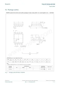 74LVC3G34DC-Q100H Datasheet Pagina 7