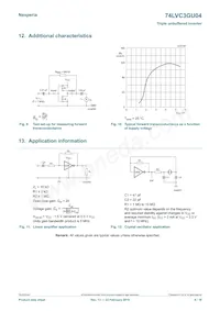 74LVC3GU04GD Datasheet Page 8