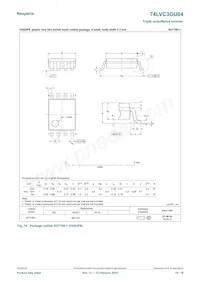 74LVC3GU04GD Datasheet Pagina 10