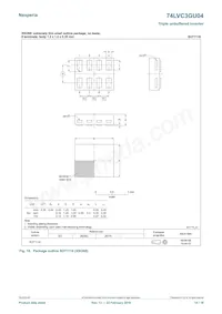 74LVC3GU04GD Datasheet Pagina 14