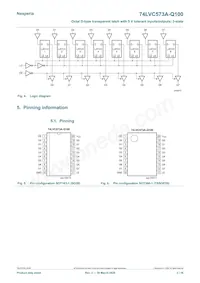 74LVC573AD-Q100J Datasheet Page 3