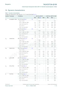 74LVC573AD-Q100J Datasheet Page 7