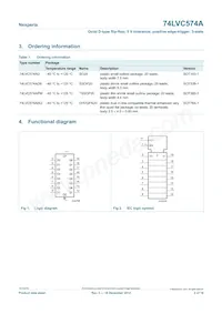 74LVC574APW/AUJ Datasheet Pagina 2