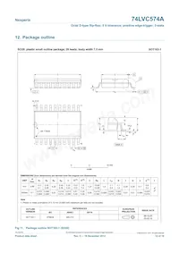 74LVC574APW/AUJ Datasheet Pagina 12