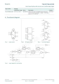 74LVC74AD-Q100J Datasheet Pagina 2