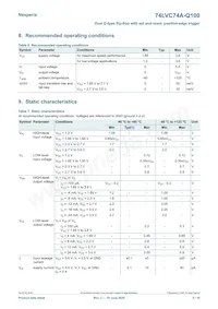 74LVC74AD-Q100J Datasheet Pagina 5