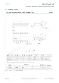 74LVC74AD-Q100J Datasheet Pagina 11