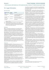 74LVCH162245ADL Datasheet Pagina 14