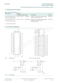 74LVCH16373ADGG-QJ Datenblatt Seite 2