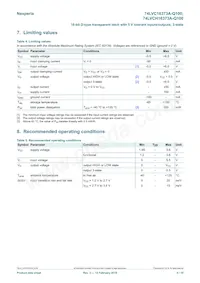 74LVCH16373ADGG-QJ Datenblatt Seite 5