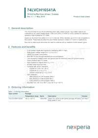 74LVCH16541ADL Datasheet Copertura